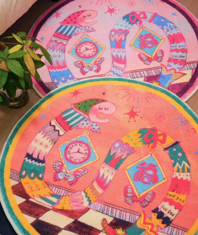 A Celebration of Abundance（丰衣足蛇） — Real Product · Existing rug photograph. Published image 6 of 10.