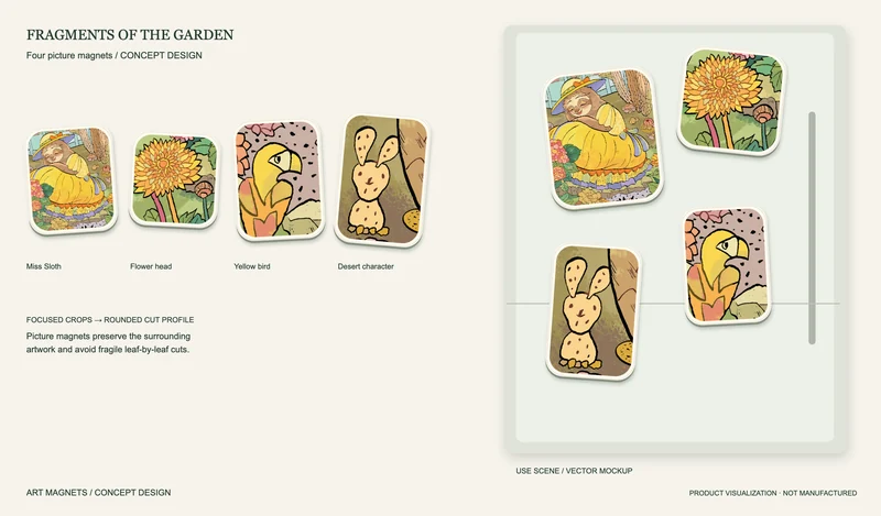 Garden Under Glass（温室后花园） — Concept Application · Art magnets. Published image 9 of 10.
