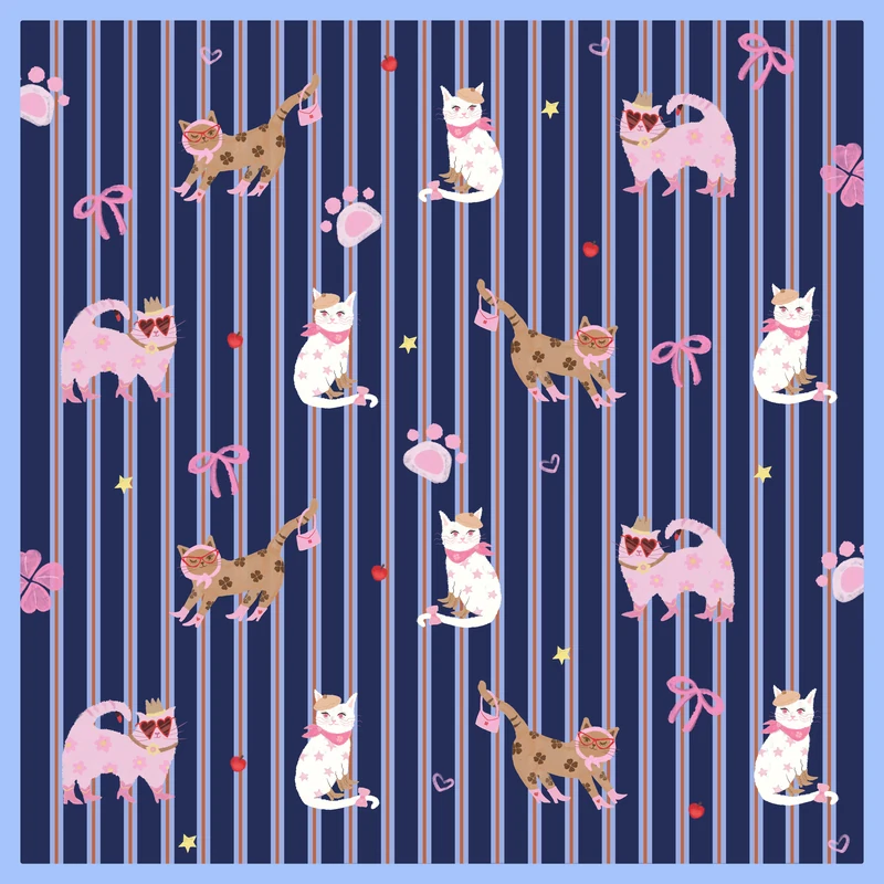 LAVISPER — Scarf & Illustration Collection（插画与丝巾系列） — Puss in Boots · Overview. Published image 6 of 27.