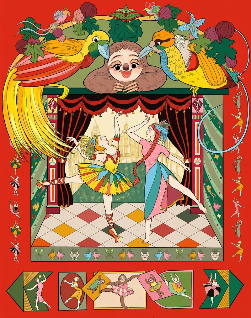 Dancing Kingdom（舞动王国） — Complete Dancing Kingdom illustration. Published image 3 of 11.