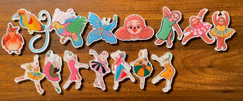 Dancing Kingdom（舞动王国） — Existing illustrated cutout products. Published image 8 of 11.