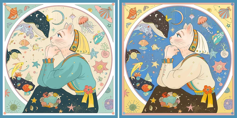 Island & Whale（孤岛与鲸） — Two published colorways. Published image 4 of 7.