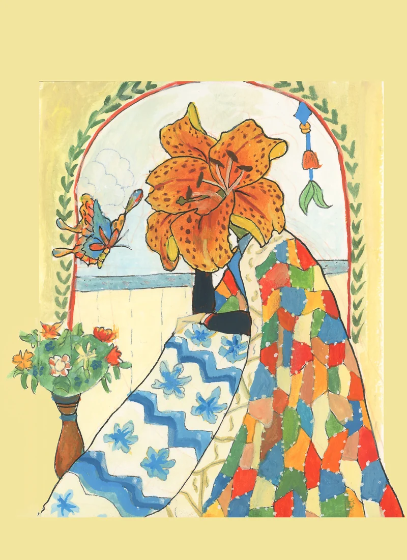 Spring Lily（春日百合） — Original hand-drawn study. Published image 5 of 13.
