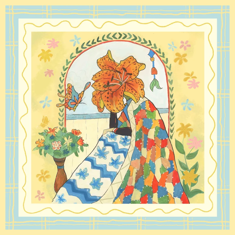 LAVISPER — Scarf & Illustration Collection（插画与丝巾系列） — Spring Lily · Overview. Published image 2 of 27.